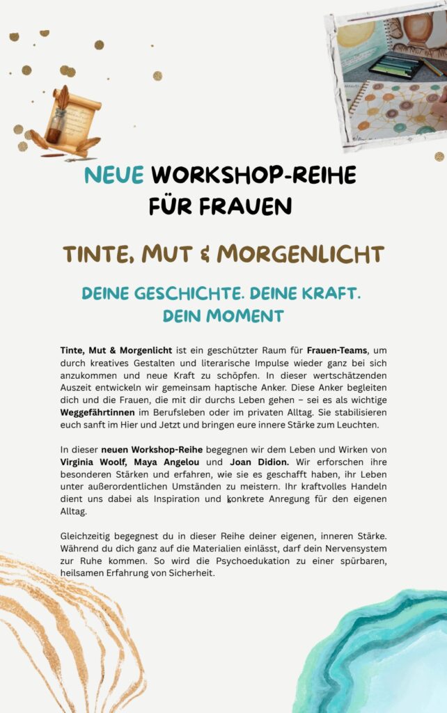 Workshop-Reihe für Frauen